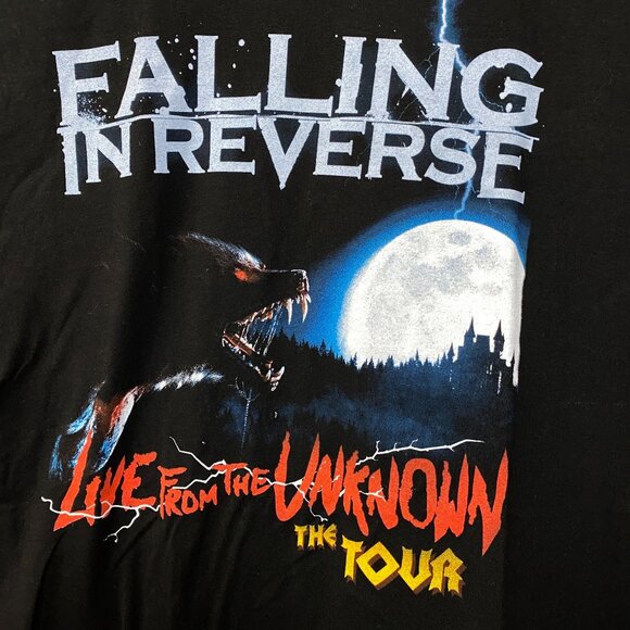 Falling In Reverse Live From The Unknown Tour Tshirt size Medium - Picture 2 of 4